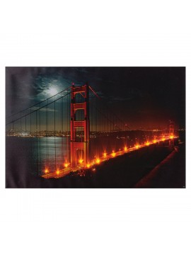 LED Bild GOLDEN GATE