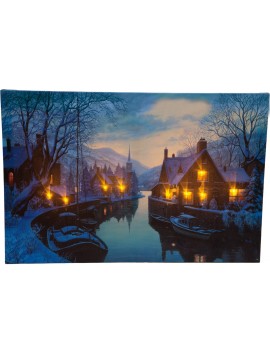 LED Bild WINTERAMBIENTE